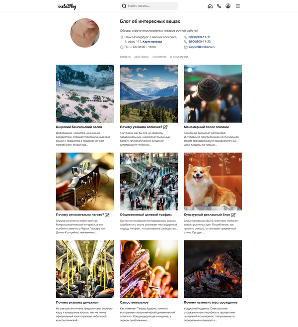 instaBlog